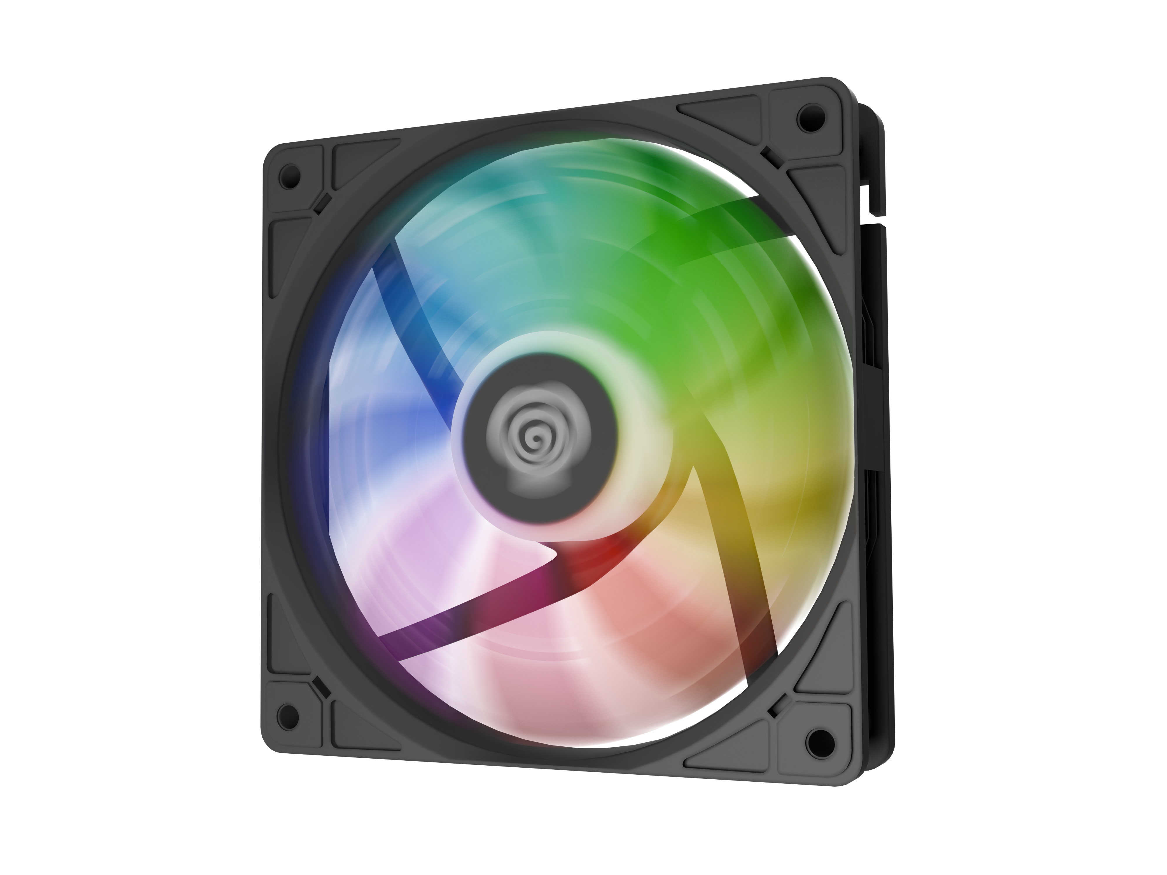 Genesis Oxal 120 ARGB casefan, 120 mm, 3-pin, ARGB, max. 1450 rpm, zwart