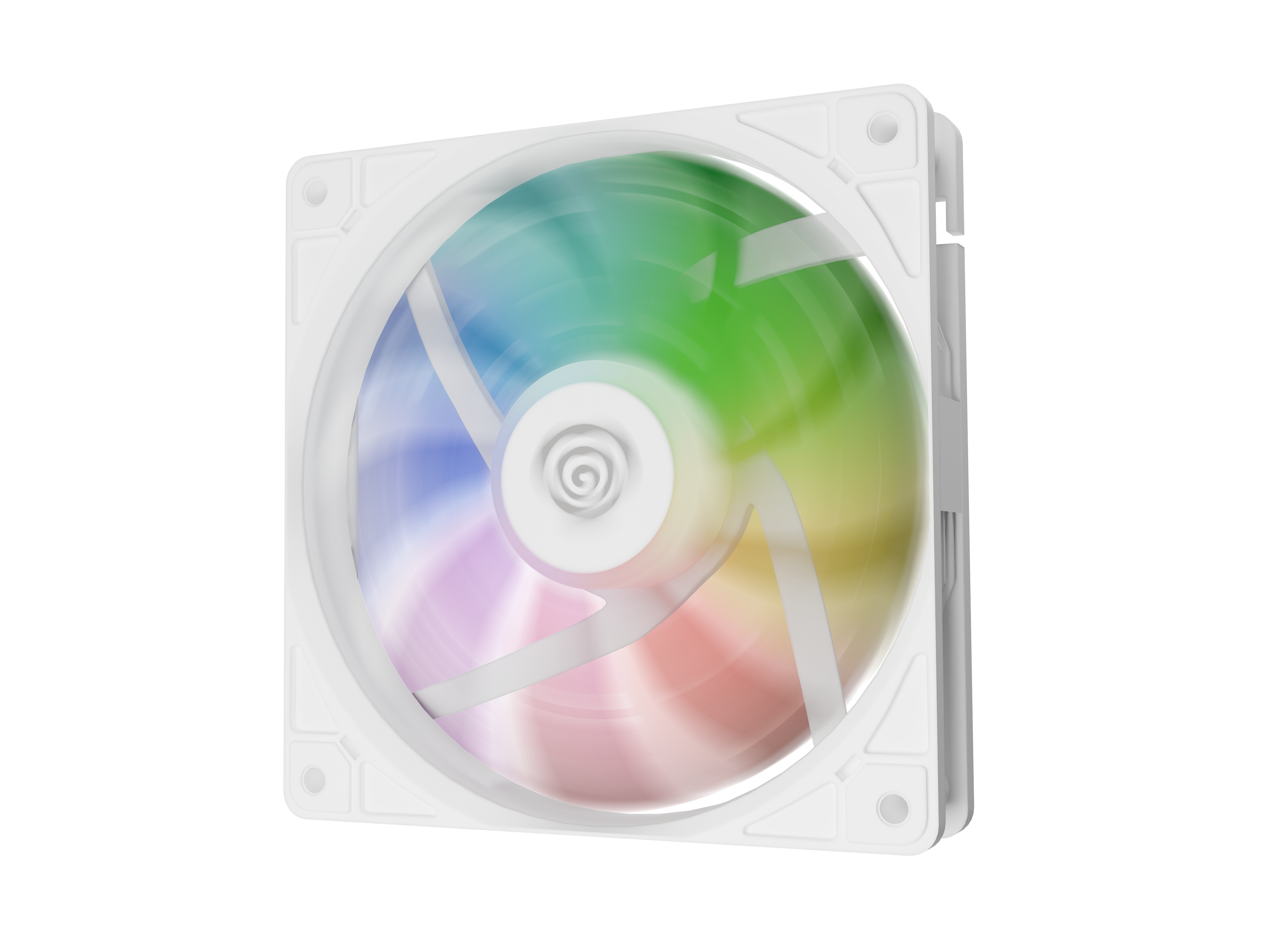 Genesis Oxal 120 ARGB casefan, 120 mm, 3-pin, ARGB, max. 1450 rpm, wit