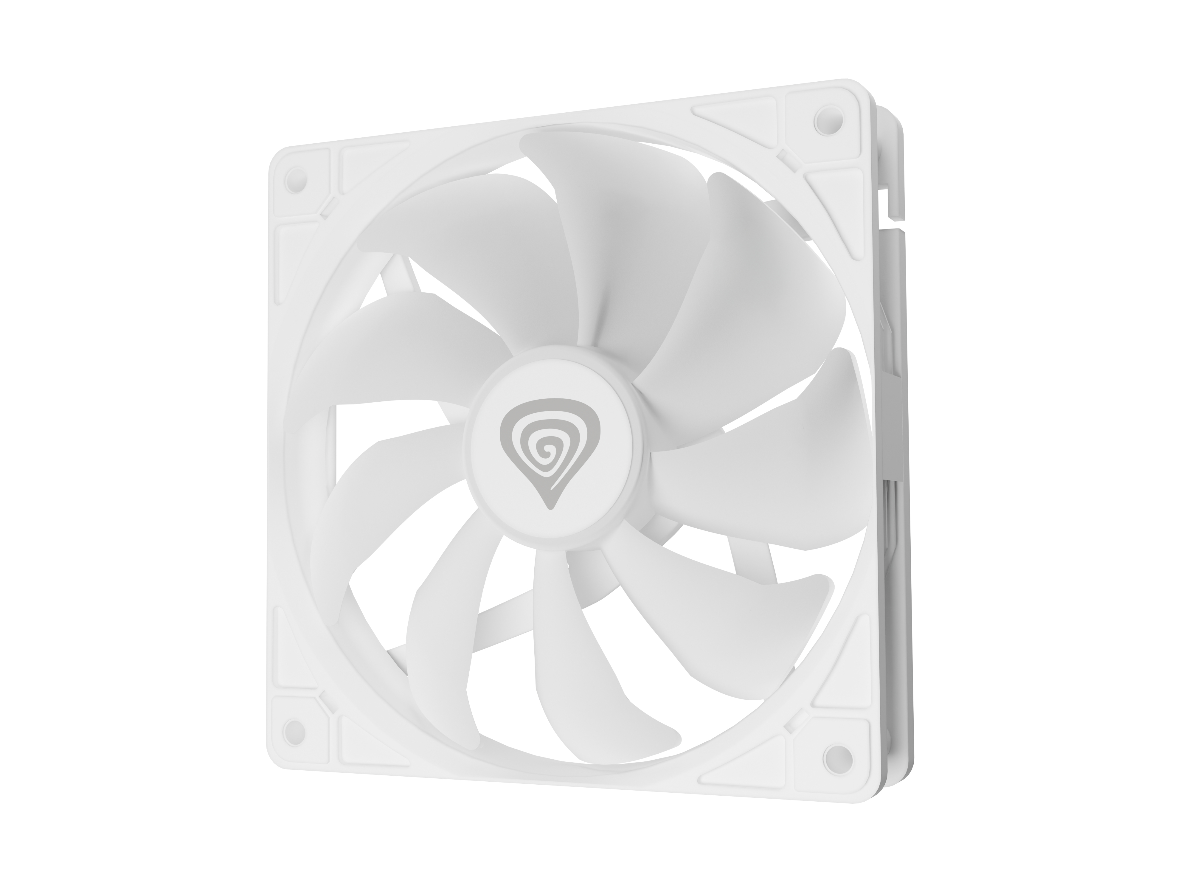 Genesis Oxal 120 ARGB casefan, 120 mm, 3-pin, ARGB, max. 1450 rpm, wit