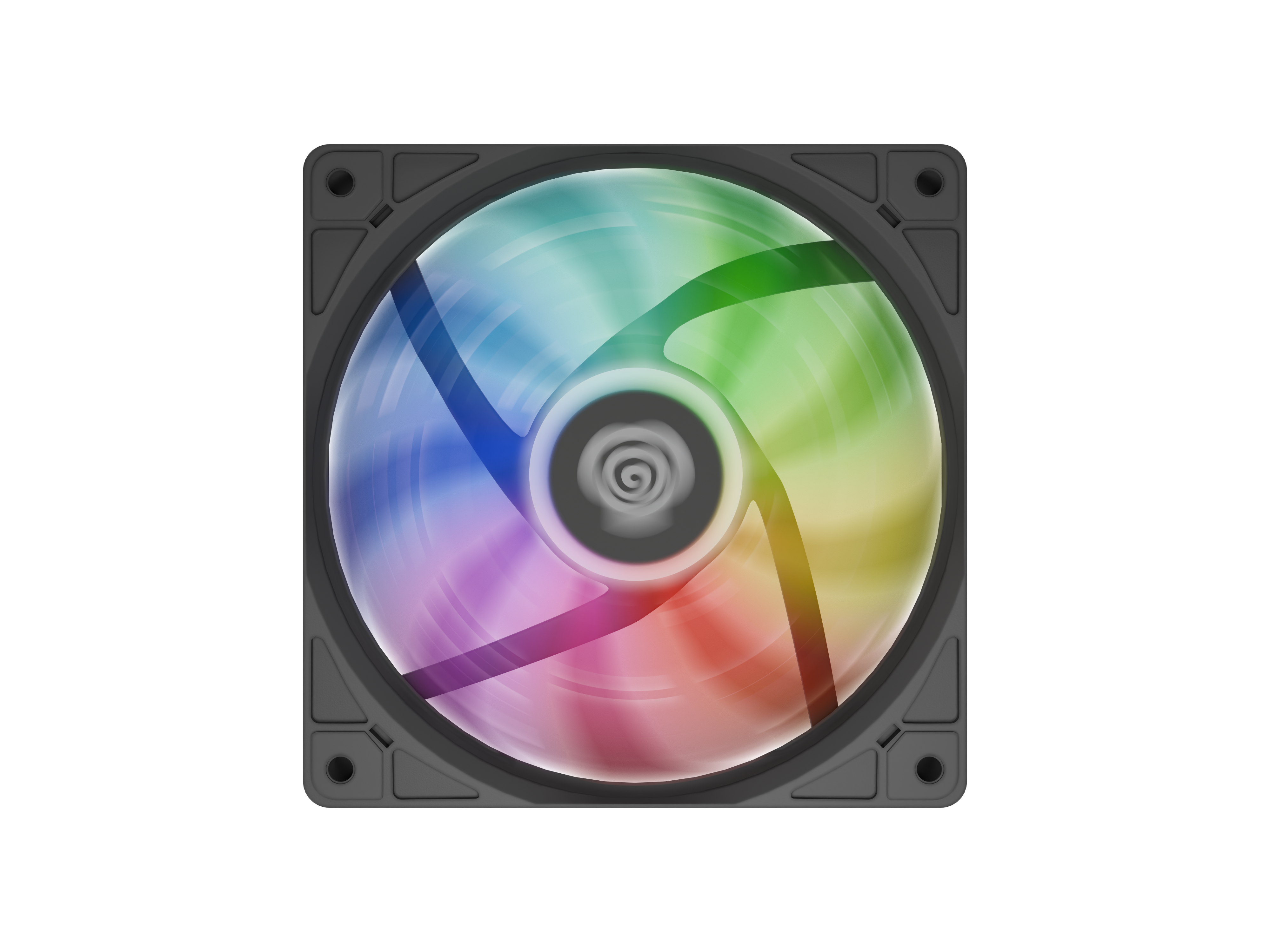 Genesis Oxal 120 ARGB casefan, 120 mm, 3-pin, ARGB, max. 1450 rpm, zwart
