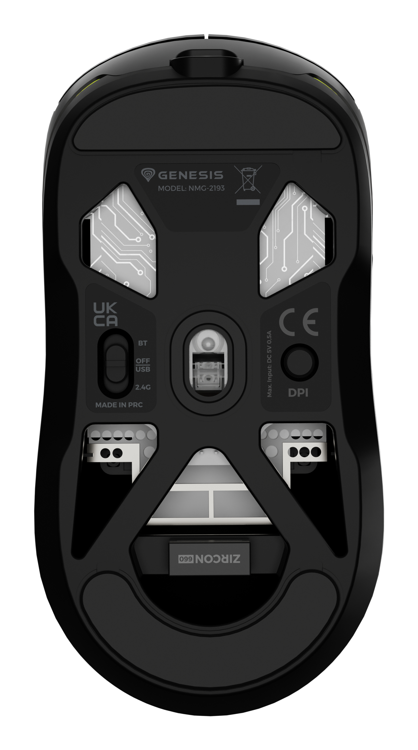 Genesis Gaming Mouse Genesis Zircon 660 Pro Wireless 26000dpi Black