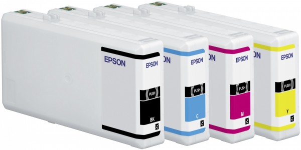 Epson wp4000/4500 inktcartridge cyaan high capacity 2.000 pagina s 1-pack blister zonder alarm