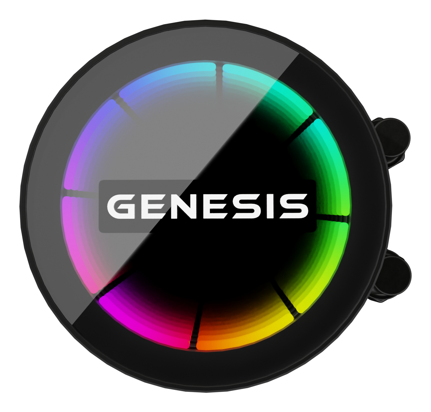 Genesis Hydria 360 Black - 360mm AIO met stille 3-phase pump, 3x 120mm PWM-fans