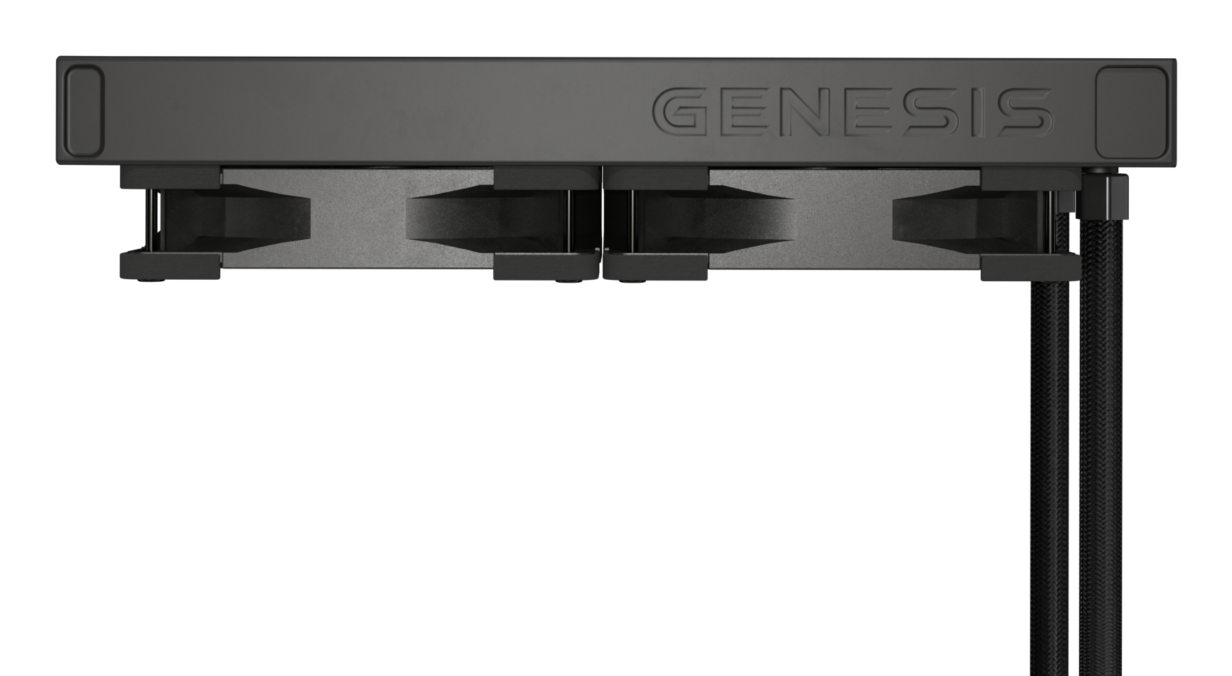 Genesis Hydria 240 ARGB Black - 240mm AIO met stille 3-phase pump, dual 120mm PWM-fans en ARGB-verlichting