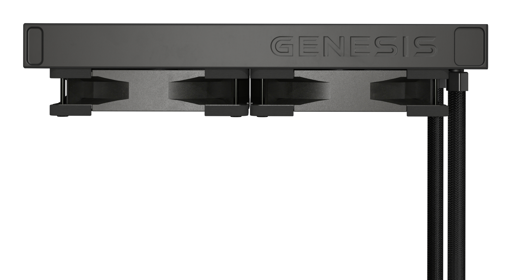 Genesis Hydria 240 Black - 240mm AIO met stille 3-phase pump, dual 120mm PWM-fans.