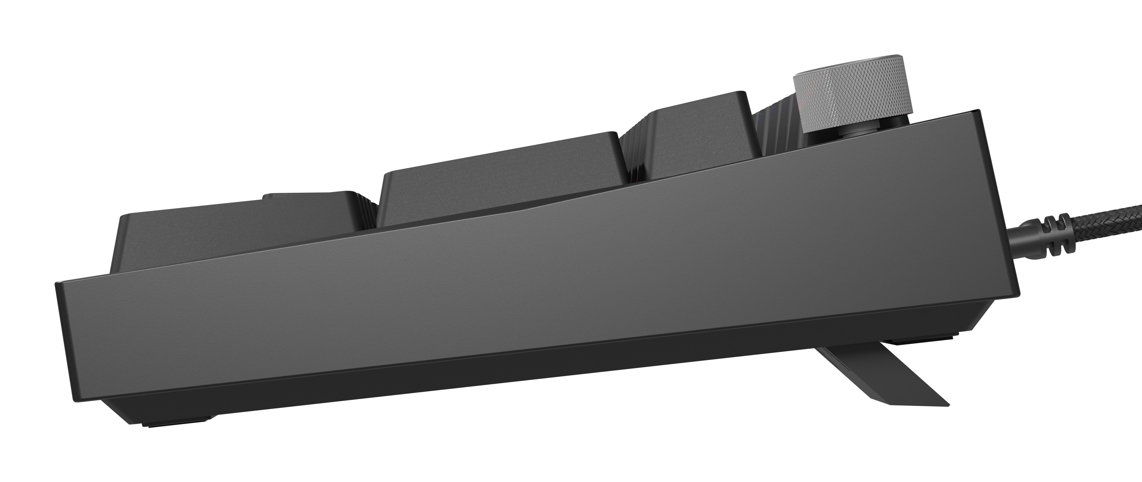 GENESIS Thor 404 gaming toetsenbord, US layout, mechanisch, Gateron Yellow Pro switches, RGB backlight, zwart