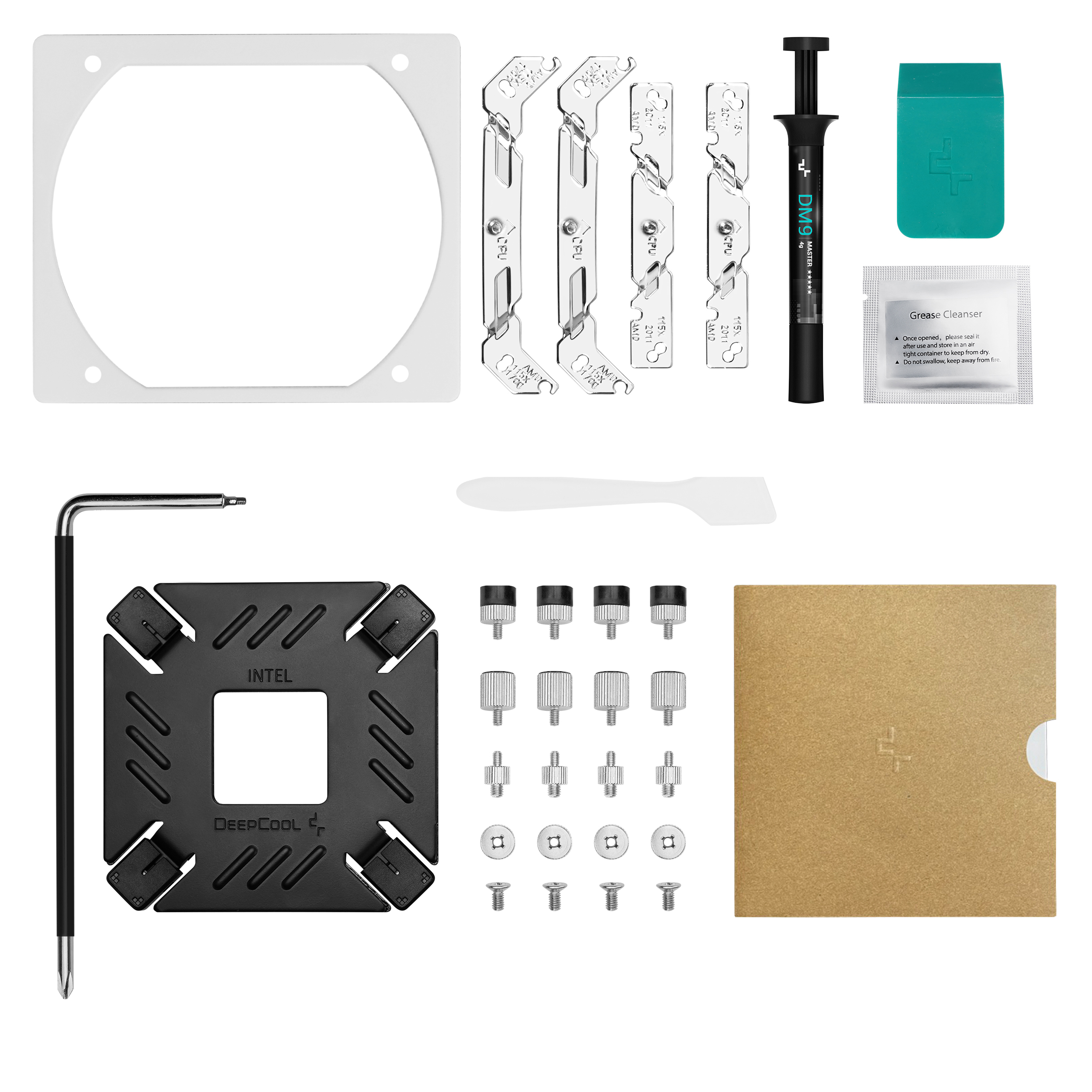 DeepCool ASSASSIN VC ELITE WH Performance CPU Air Cooler, Hidden Dual-Tower, 120mm&140mm Fans, Vapor Chamber Base, 7 Heatpipes, Fluid Dynamic Bearing, ASSASSIN IV