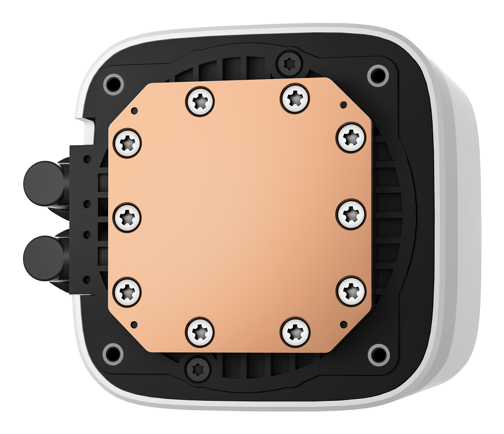 Deepcool LE360 WH V2 Liquid Cooler, 360mm, Replaceable Top Panel, PWM Water Pump, 3400 RPM 3 Phase 6 Slot 4 Pole Motor, Anti-Leak Tech, White