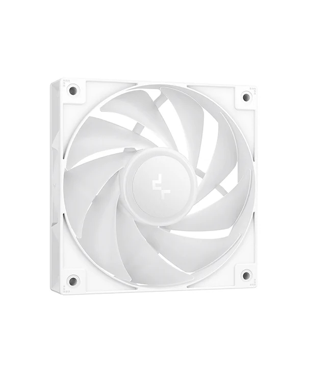 DeepCool AG620 WH ARGB V2 ARGB CPU Air Cooler, Dual-Tower, 120mm ARGB Hydro Bearing Fan, All-White Design, 6 Copper Heat Pipes, ARGB Top Panel, CTT2.0