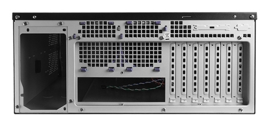 Chieftec UNC-409S-B-OP u 4U rackmount serverbehuizing, SECC staal, 482*480*177.5 mm, 10.57 kg, geschikt voor ATX/micro-ATX, 3*5.25 , 1*3.5 extern, 2*3.5 + 3*2.5 intern, 1*140 mm ventilator, zwart