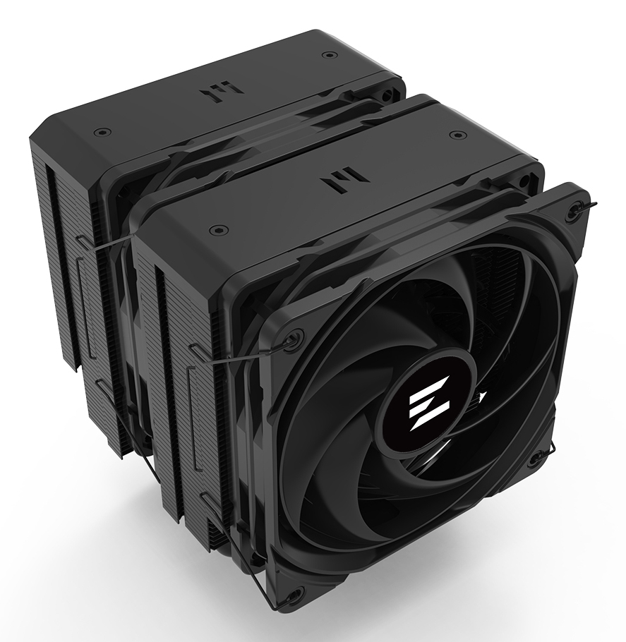 Zalman CNPS14X Duo Black,High performance black coated dual fan CPU cooler, 270W TDP 2 x 120mm AF120 PWM Fans , 600 -200RPM, max 29.7dBA, Intel LGA1700/1200/115X AMD AM5/4/3