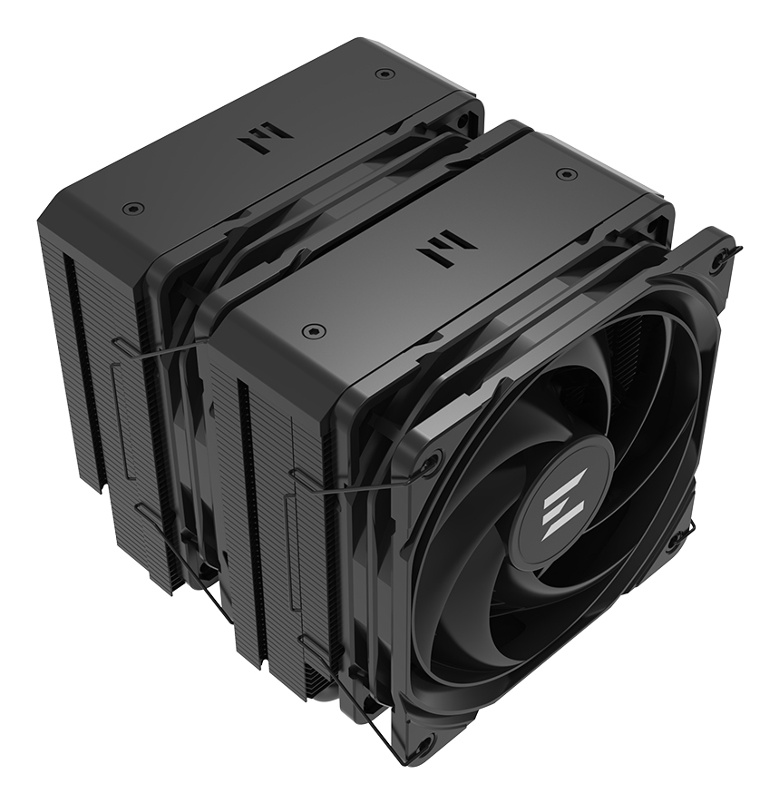 Zalman CNPS14X Duo Black,High performance black coated dual fan CPU cooler, 270W TDP 2 x 120mm AF120 PWM Fans , 600 -200RPM, max 29.7dBA, Intel LGA1700/1200/115X AMD AM5/4/3