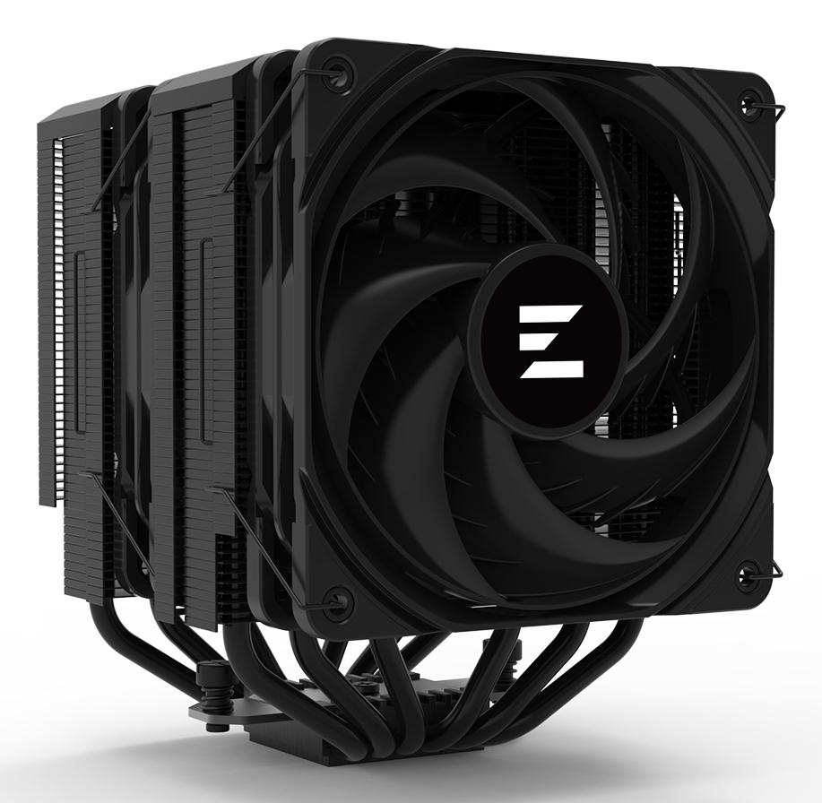 Zalman CNPS14X Duo Black,High performance black coated dual fan CPU cooler, 270W TDP 2 x 120mm AF120 PWM Fans , 600 -200RPM, max 29.7dBA, Intel LGA1700/1200/115X AMD AM5/4/3