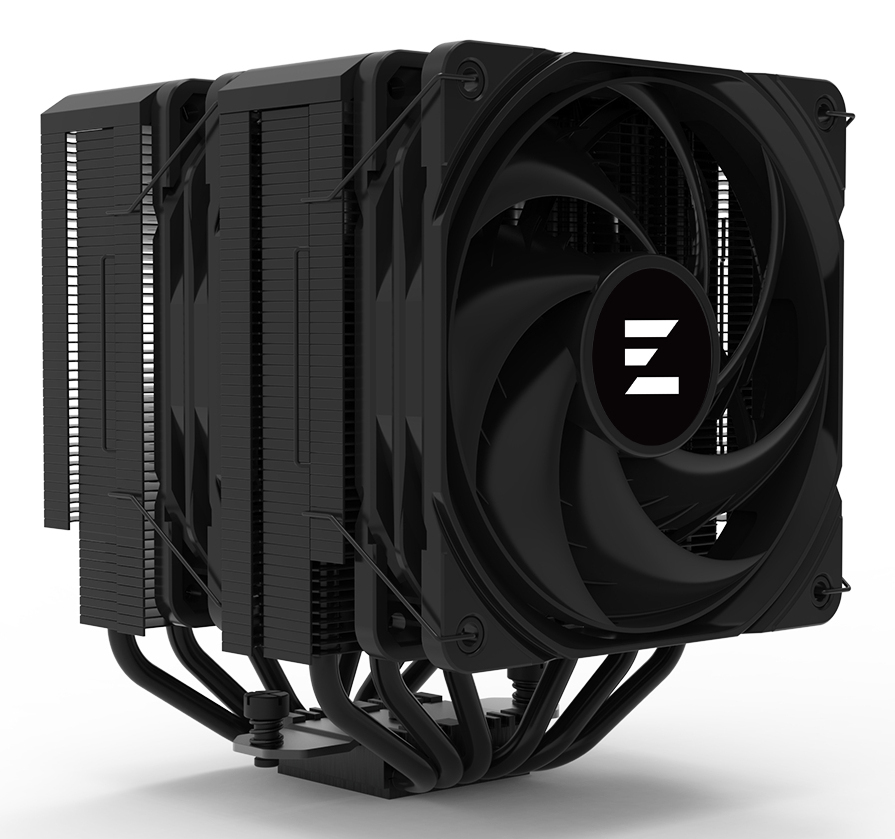Zalman CNPS14X Duo Black,High performance black coated dual fan CPU cooler, 270W TDP 2 x 120mm AF120 PWM Fans , 600 -200RPM, max 29.7dBA, Intel LGA1700/1200/115X AMD AM5/4/3