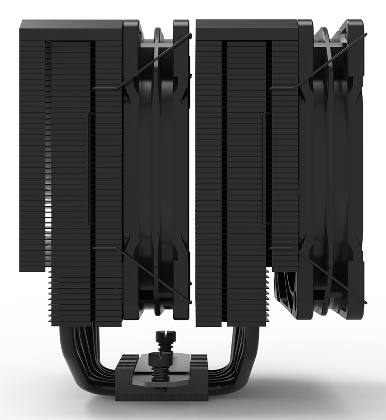 Zalman CNPS14X Duo Black,High performance black coated dual fan CPU cooler, 270W TDP 2 x 120mm AF120 PWM Fans , 600 -200RPM, max 29.7dBA, Intel LGA1700/1200/115X AMD AM5/4/3