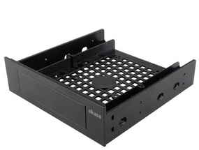 Akasa 5.25 front bay adapter for a 3.5 device/hdd/2.5 hdd/ssd