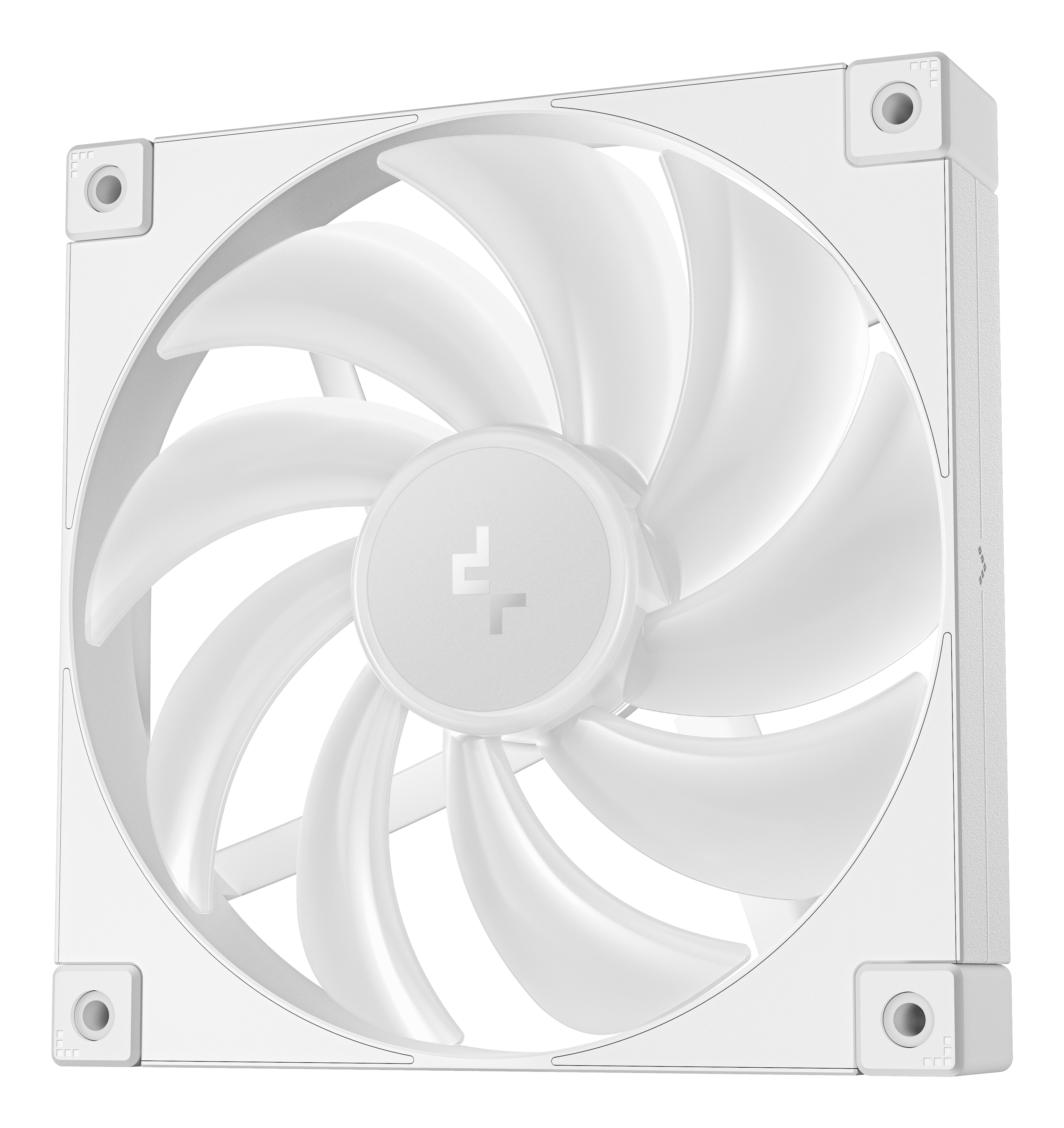 DeepCool FD14 ARGB WH, 140mm Performance ARGB Gen 2 Fan, Daisy Chain, 8-pin Cable, PWM, Hydro bearing, PBT Frame, PC Fan Blades, White