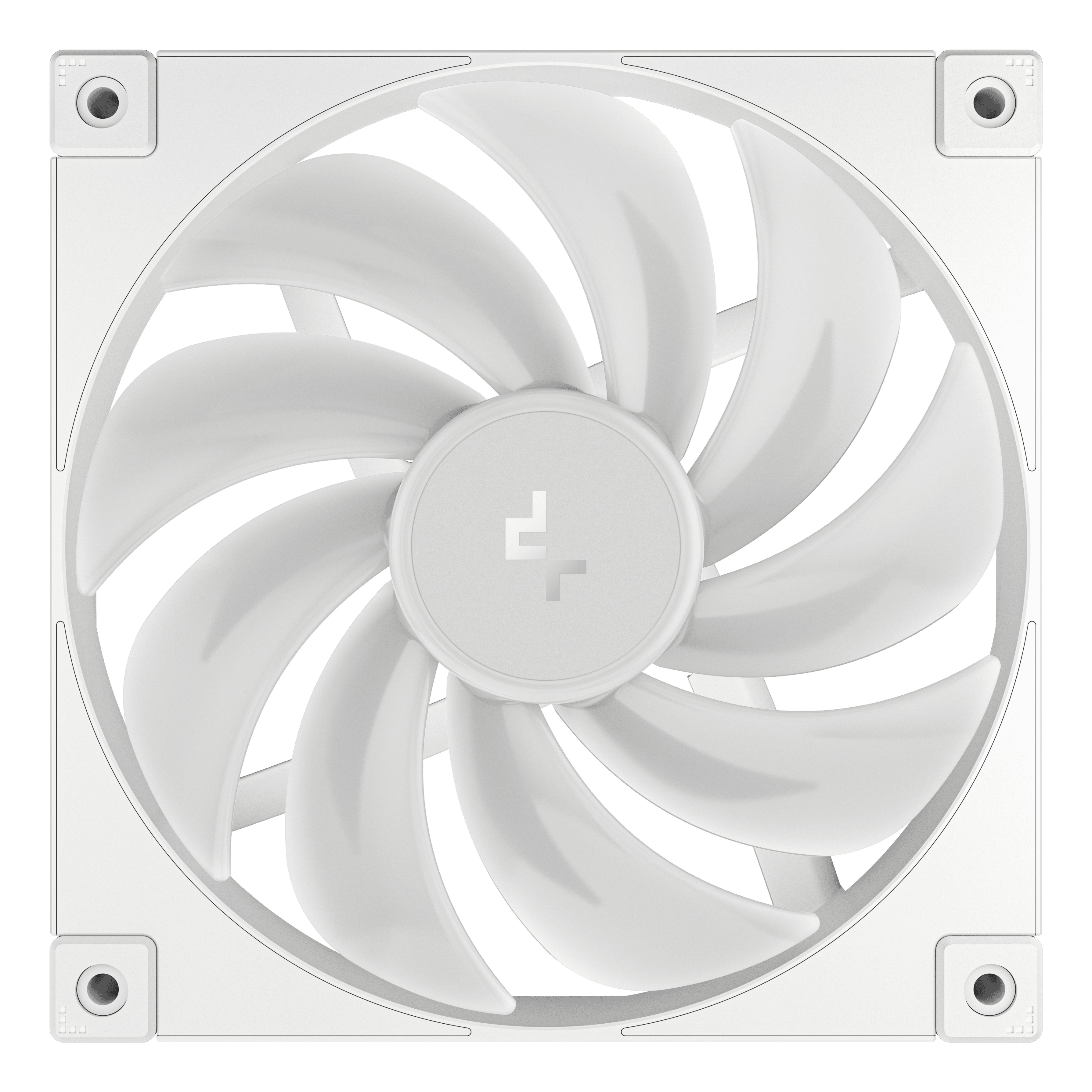 DeepCool FD14 ARGB WH, 140mm Performance ARGB Gen 2 Fan, Daisy Chain, 8-pin Cable, PWM, Hydro bearing, PBT Frame, PC Fan Blades, White