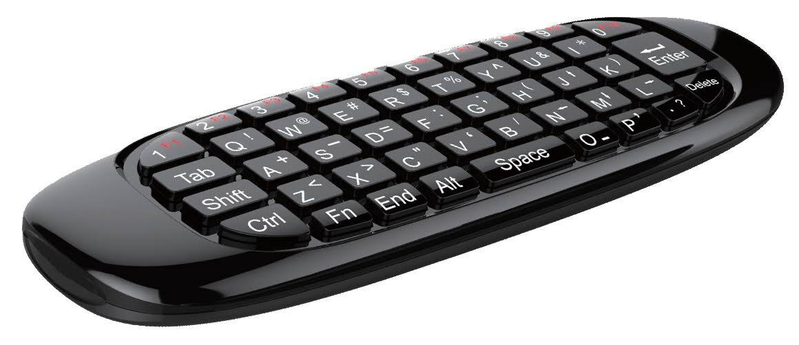 Rikomagic MK706 Air mouse en mini Keyboard met USB dongle, 2,4GHz