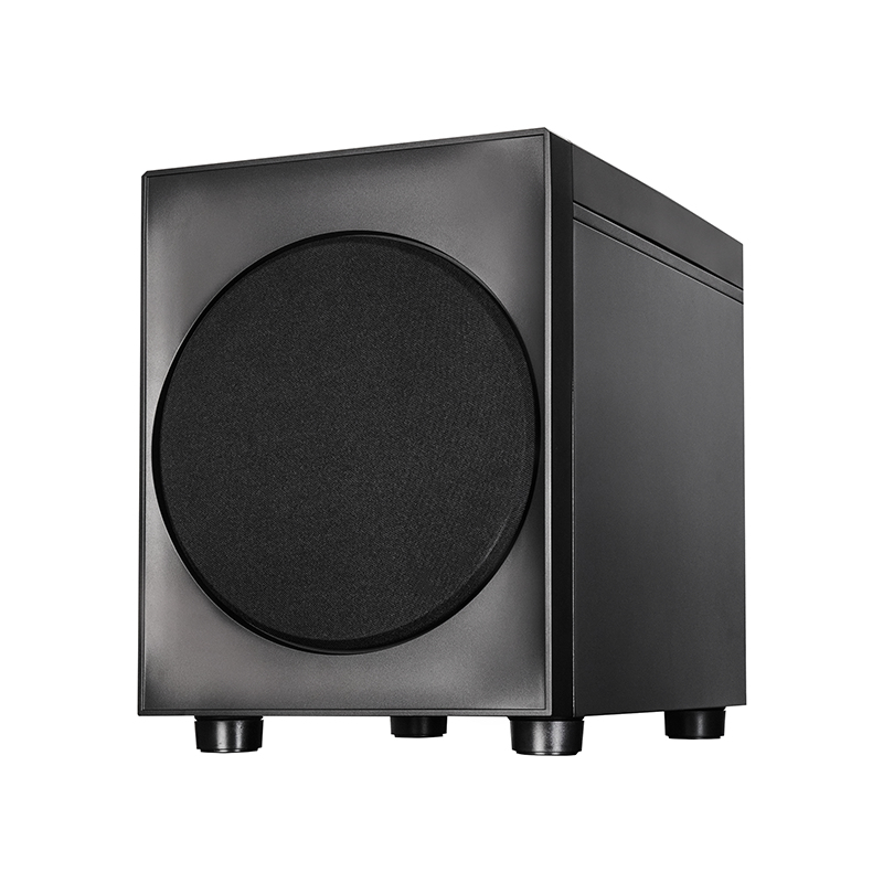 Chieftec Cube M-ATX case, black with 200mm fan