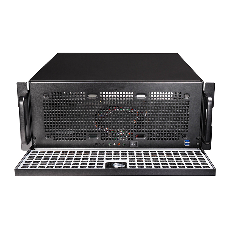Chieftec 4U // Chieftec UNC-409S-B-OP u 4U rackmount serverbehuizing, SECC staal, 482*480*177.5 mm, 360mm AIO compatible