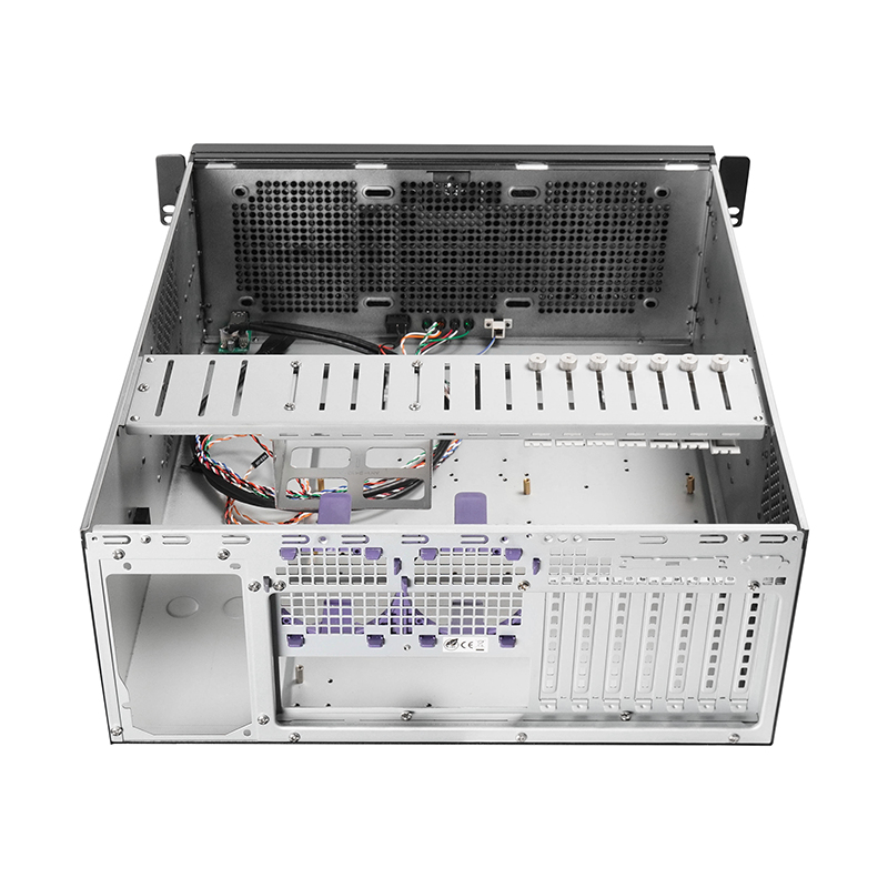 Chieftec 4U // Chieftec UNC-409S-B-OP u 4U rackmount serverbehuizing, SECC staal, 482*480*177.5 mm, 360mm AIO compatible