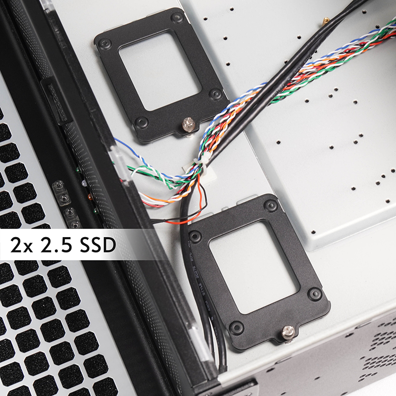 Chieftec 4U // Chieftec UNC-409S-B-OP u 4U rackmount serverbehuizing, SECC staal, 482*480*177.5 mm, 360mm AIO compatible