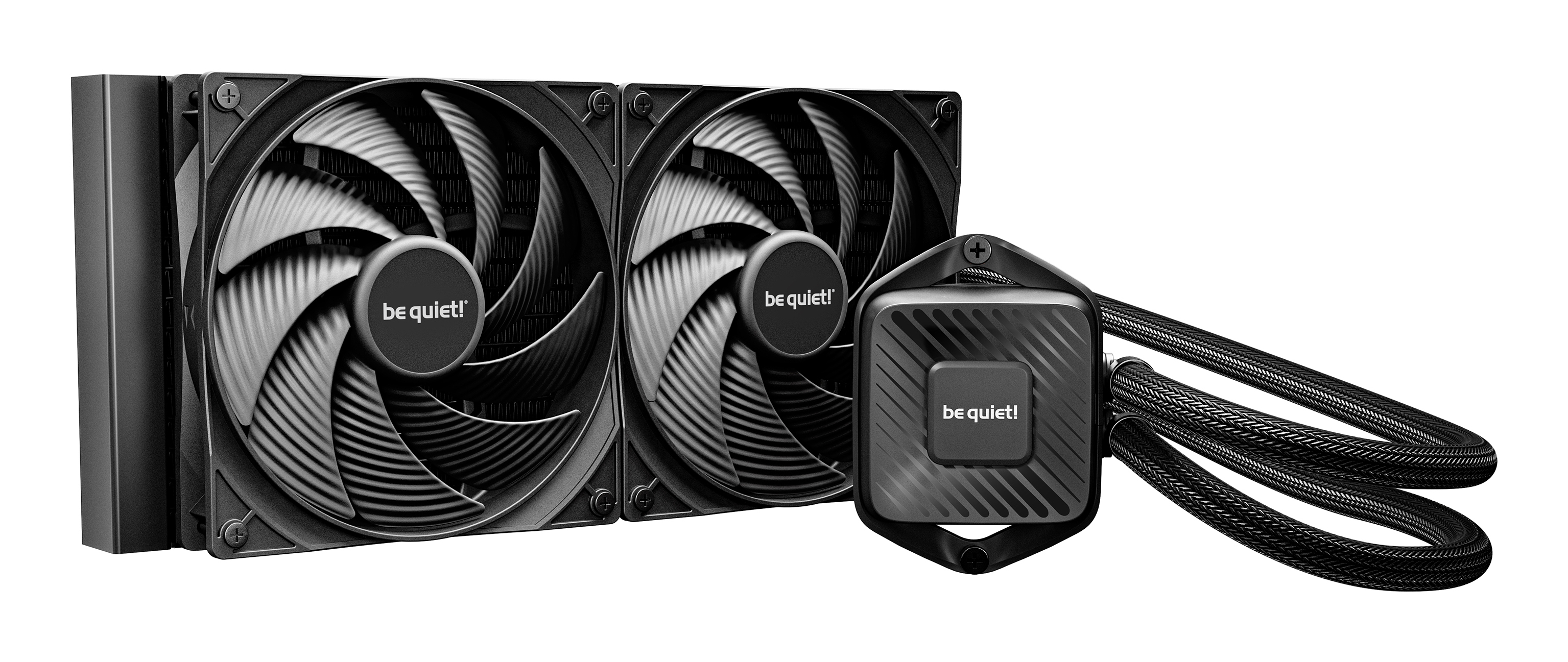 be quiet! Pure Loop 3 280mm Water Cooler, PWM Pump, 2xPure Wings 3 140 mm PWM high-speed, Intel: 1851/1700/1200/115X AMD: AM5/AM4