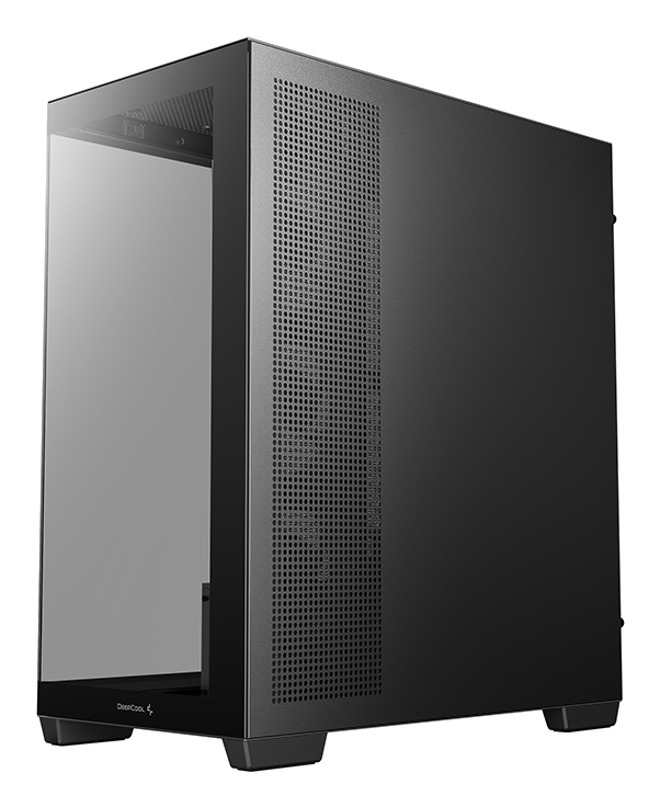 DeepCool CG580 4F V2 ATX Panoramic case, Single Chamber Configuration, Tempered Glass Panels, Pre-Installed 4x120mm PWM ARGB Fans,Type-C Port, 2x USB 3.0, Black