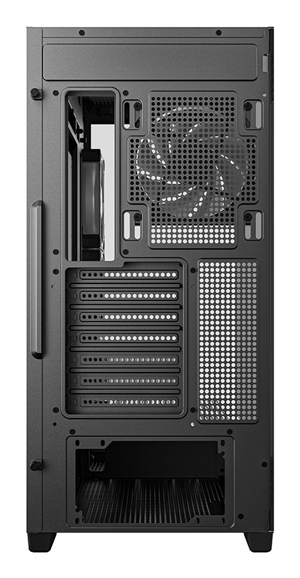 DeepCool CG580 4F V2 ATX Panoramic case, Single Chamber Configuration, Tempered Glass Panels, Pre-Installed 4x120mm PWM ARGB Fans,Type-C Port, 2x USB 3.0, Black