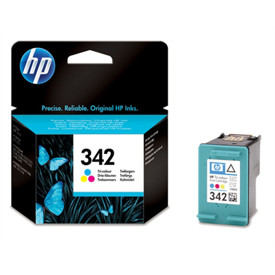 HP 342 inktcartridge drie kleuren standard capacity 5ml 220 pagina s 1-pack