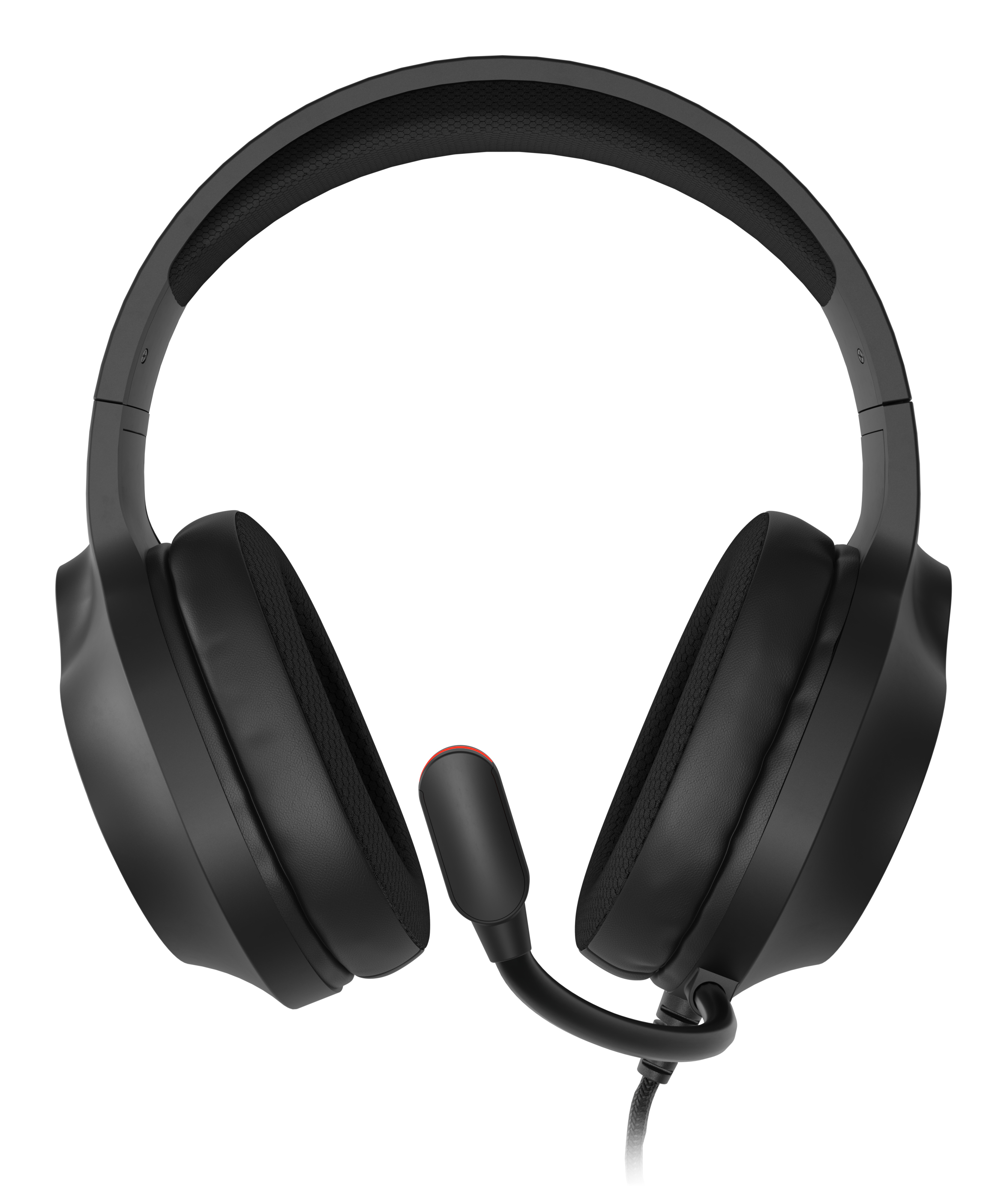 Genesis Neon 213 NSG-2306 gaming headset, 2.0 stereo, over-ear, 50 mm drivers, bedraad, 3.5 mm jack en USB, microfoon, RGB, zwart