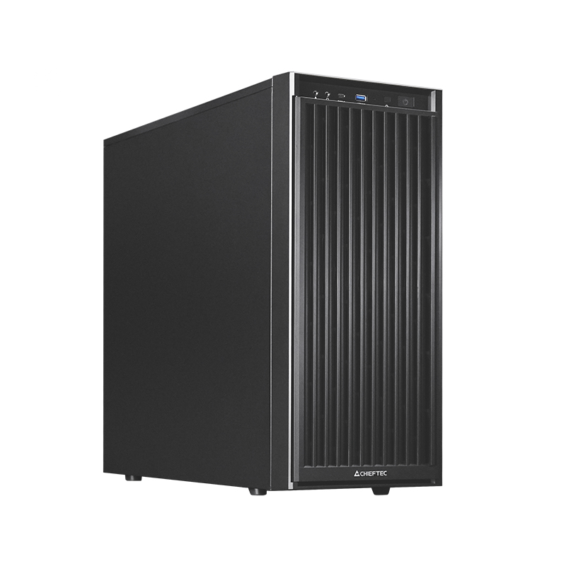 Chieftec Uni // Chieftec Uni // Black, ATX workstation 2 x 5,25 External, 6 x 3,5 and 4 x 2,5 Internal, pre-installed 120mm PWM fan, 360mm AIO compatible
