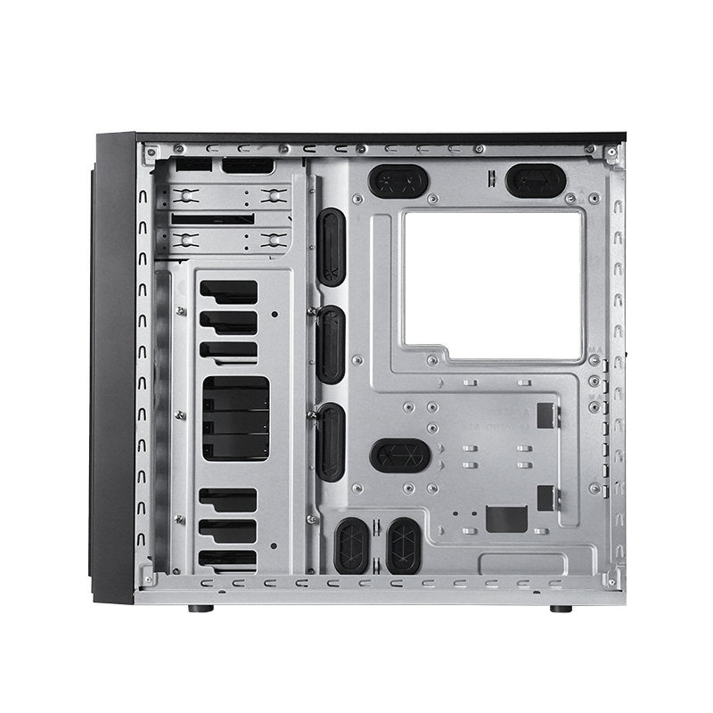 Chieftec Uni // Chieftec Uni // Black, ATX workstation 2 x 5,25 External, 6 x 3,5 and 4 x 2,5 Internal, pre-installed 120mm PWM fan, 360mm AIO compatible