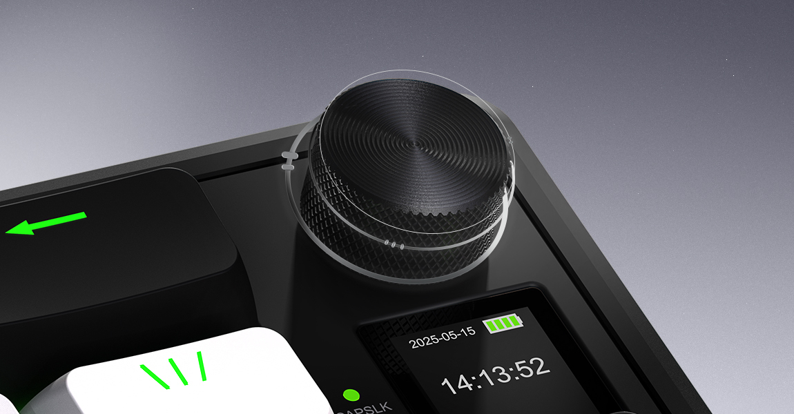 HATOR Skyfall 65 MAG ULTIMA 8K, wireless white-black, PBT OMA white-black US-ANSI, HATOR Aurum Strawberry 100M magnetic hotswap 45gf switches, 2.4GHz/Bluetooth/USB, dual 8K polling rate, 64K single key, 8000mAh, gasket mount & anti-noise, 3.5 TFT screen,