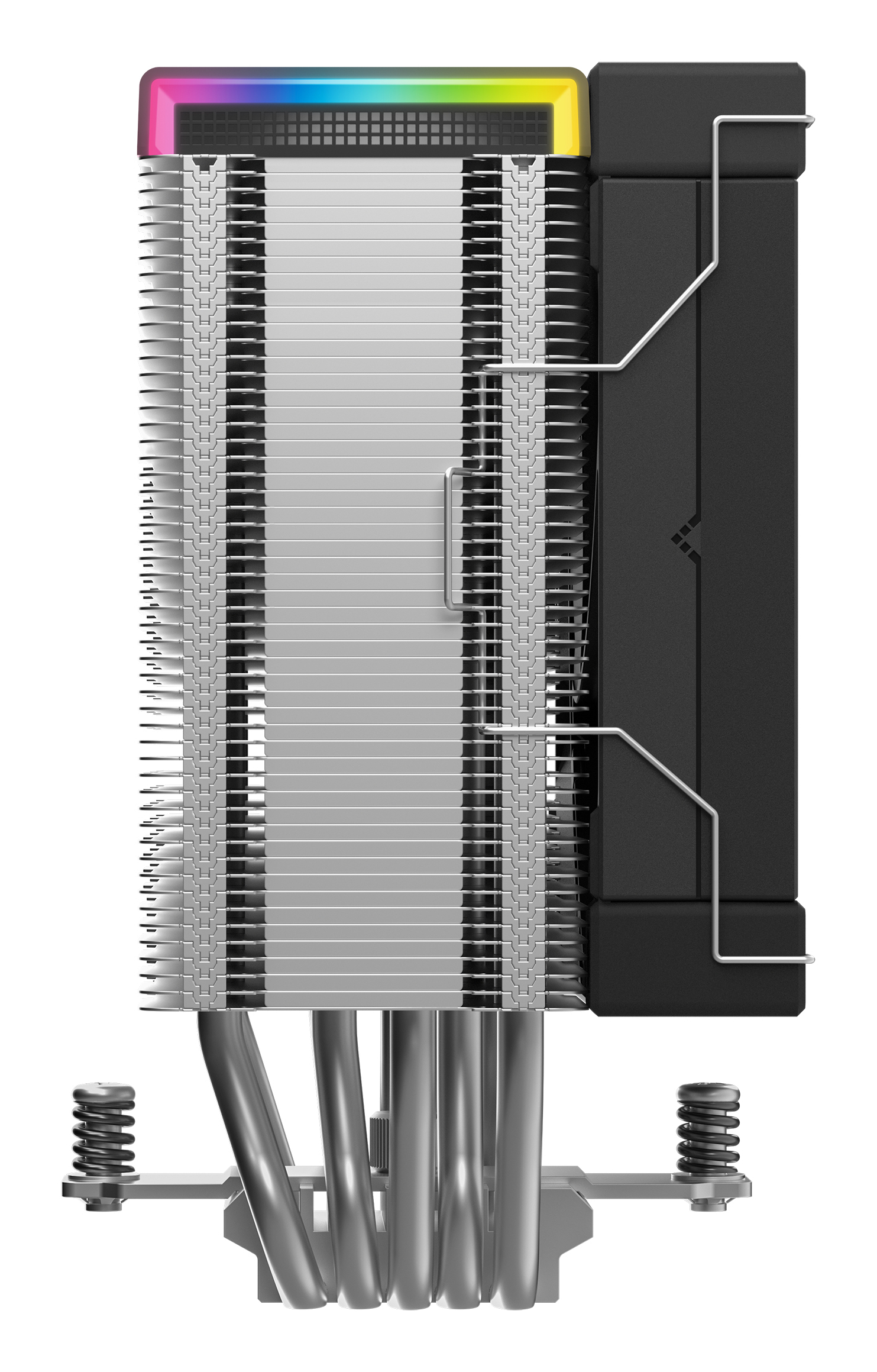 DeepCool AK500S DIGITAL SE Air Cooler, Single Tower, Real-Time CPU Status Screen, 5 Offset Copper Heat Pipes