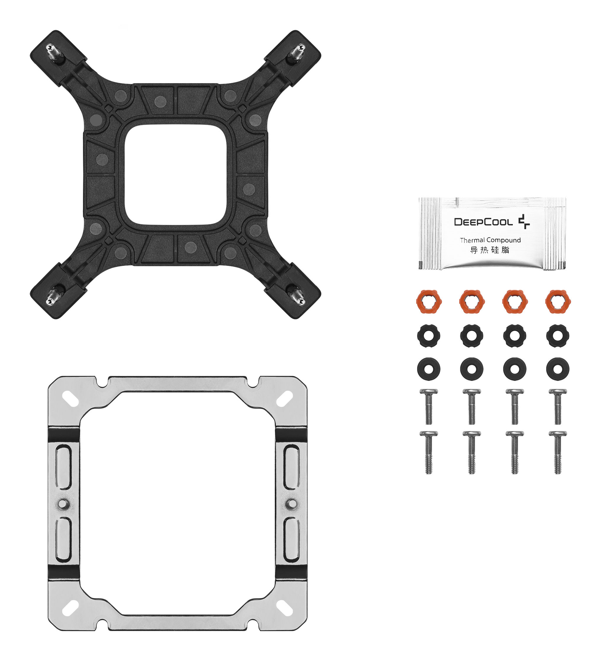 DeepCool AK500S DIGITAL SE Air Cooler, Single Tower, Real-Time CPU Status Screen, 5 Offset Copper Heat Pipes