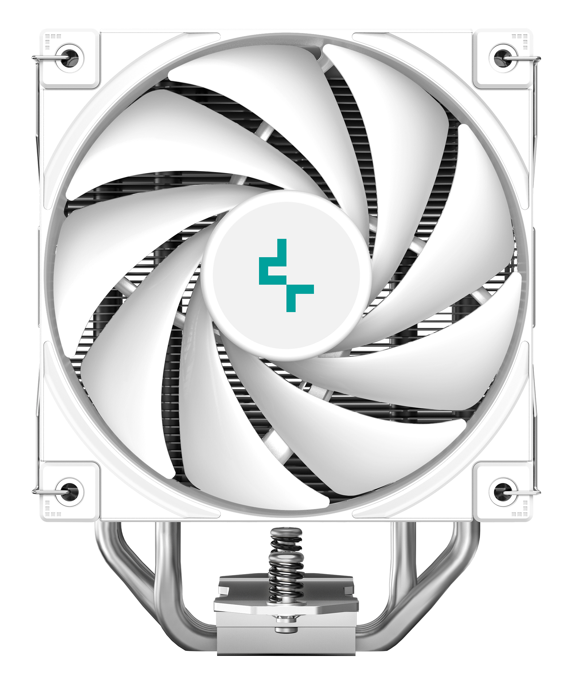 DeepCool AK400 DIGITAL WH SE Air Cooler, Single Tower, Real-Time CPU Status Screen, 4 Copper Heat Pipes, 220W Heat Dissipation