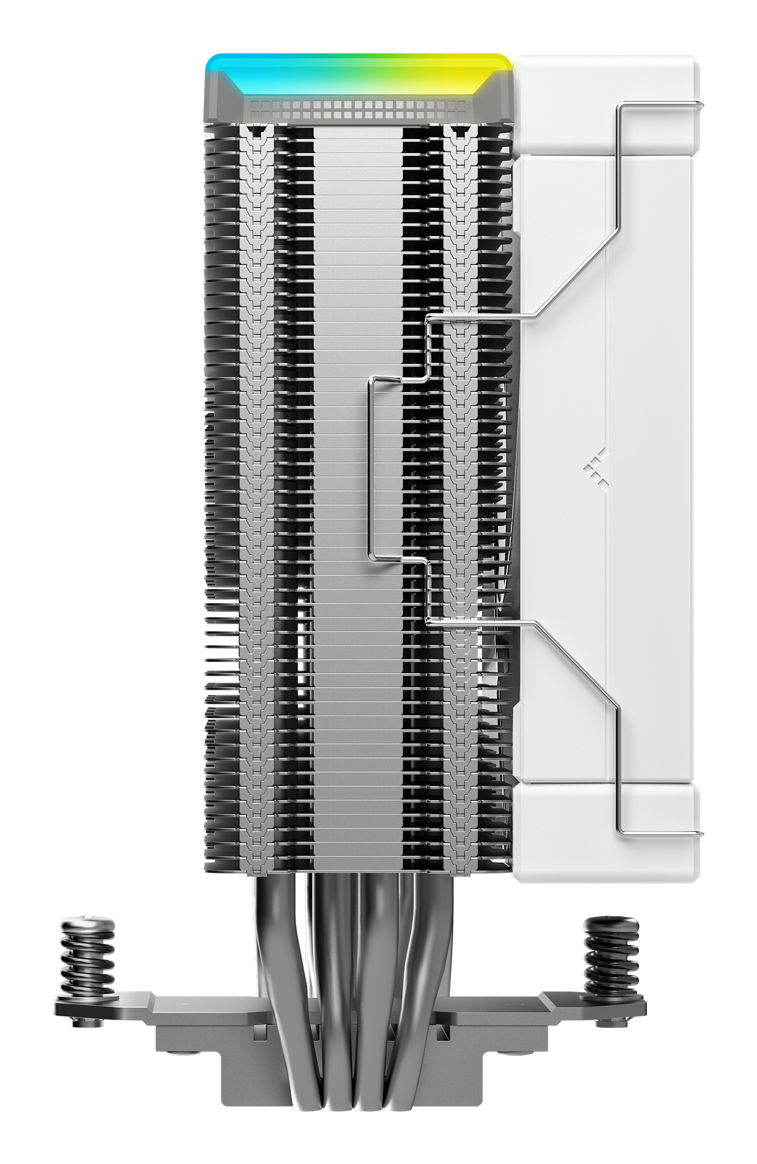 DeepCool AK400 DIGITAL WH SE Air Cooler, Single Tower, Real-Time CPU Status Screen, 4 Copper Heat Pipes, 220W Heat Dissipation