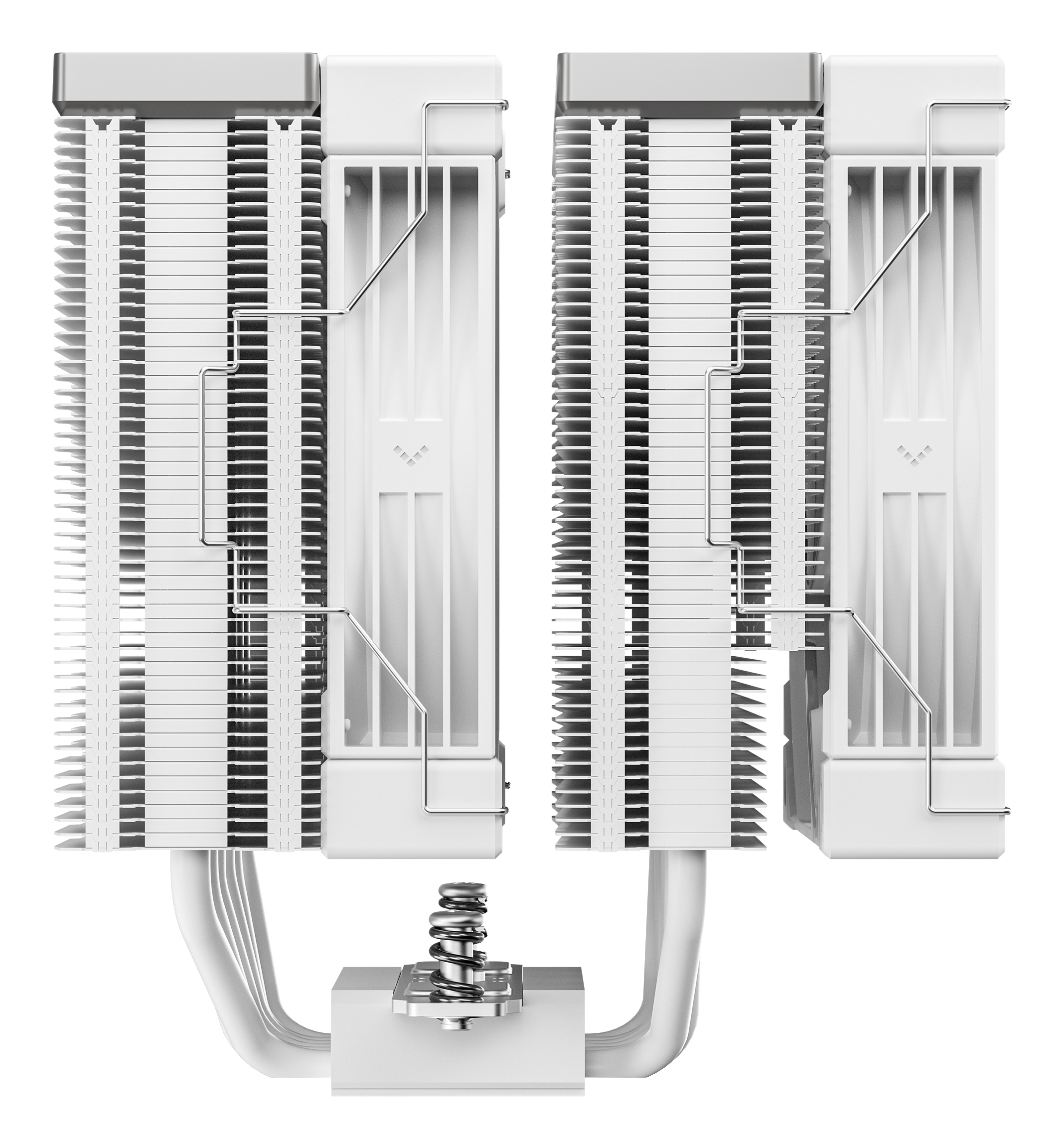 DeepCool AK620 G2 WH Air Cooler, Dual Tower, Performance Fan, Wood Grain Top Cover, Replaceable White Matrix-Style Sticker, CTT 2.0, 6 Copper Heat Pipes, Activate Clearing Tech, 0-RPM Startup/Stop, White.