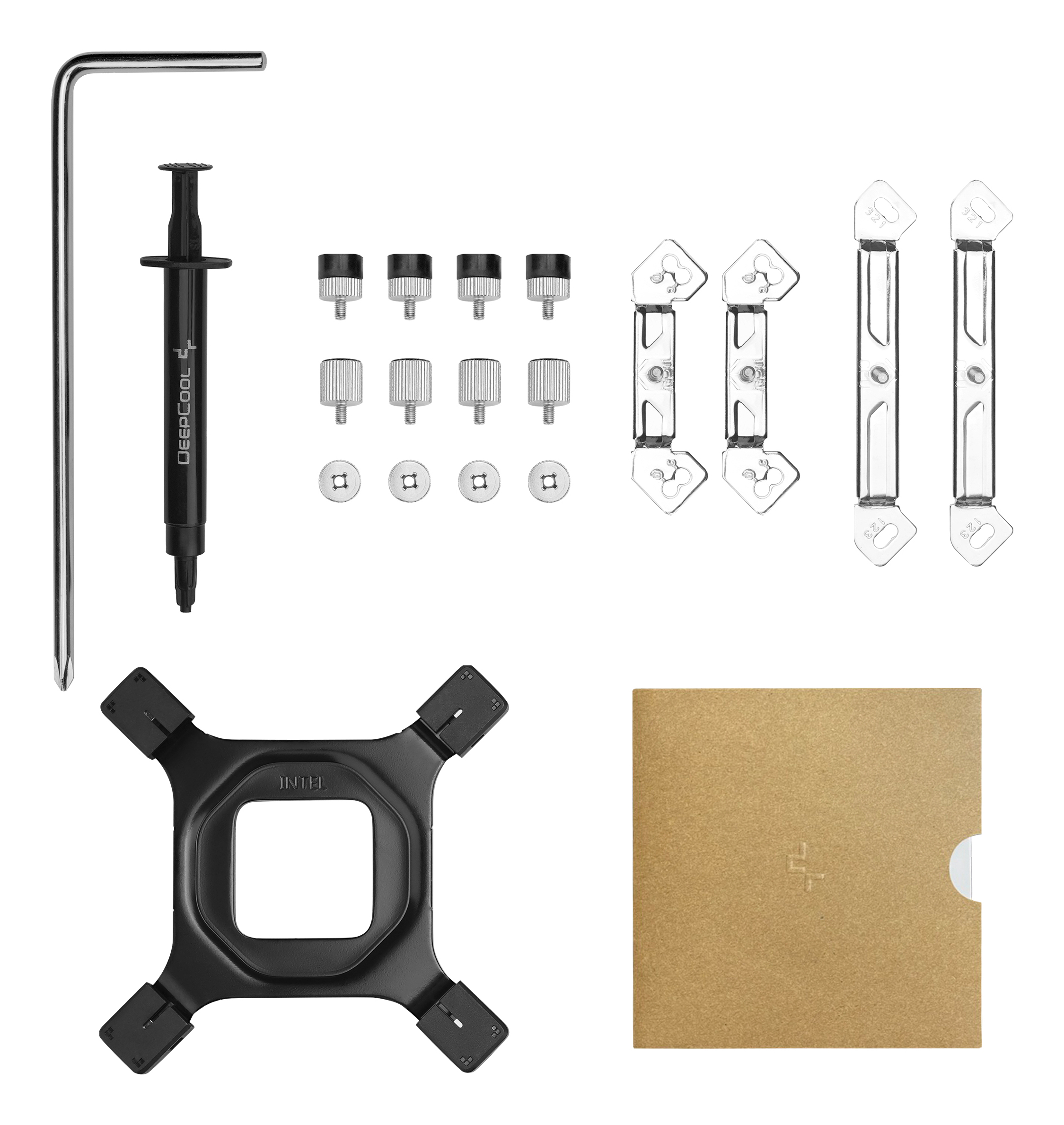 DeepCool AK620 G2 WH Air Cooler, Dual Tower, Performance Fan, Wood Grain Top Cover, Replaceable White Matrix-Style Sticker, CTT 2.0, 6 Copper Heat Pipes, Activate Clearing Tech, 0-RPM Startup/Stop, White.