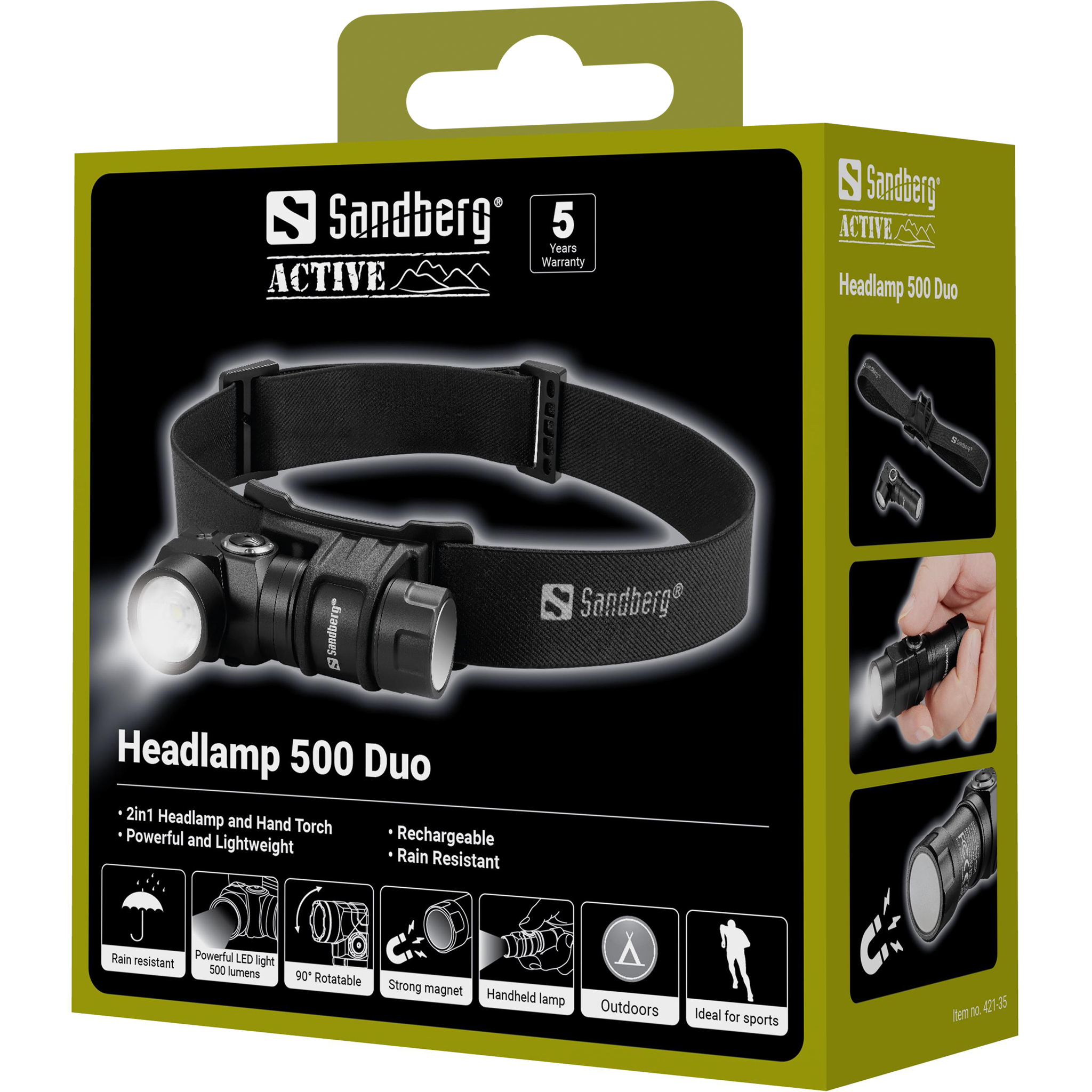 Sandberg Headlamp 500 Duo