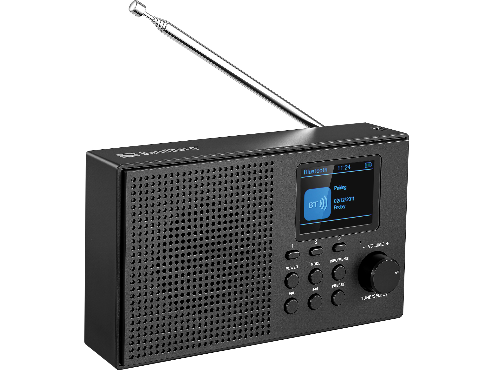 Sandberg Speaker Radio DAB+BT Recharge
