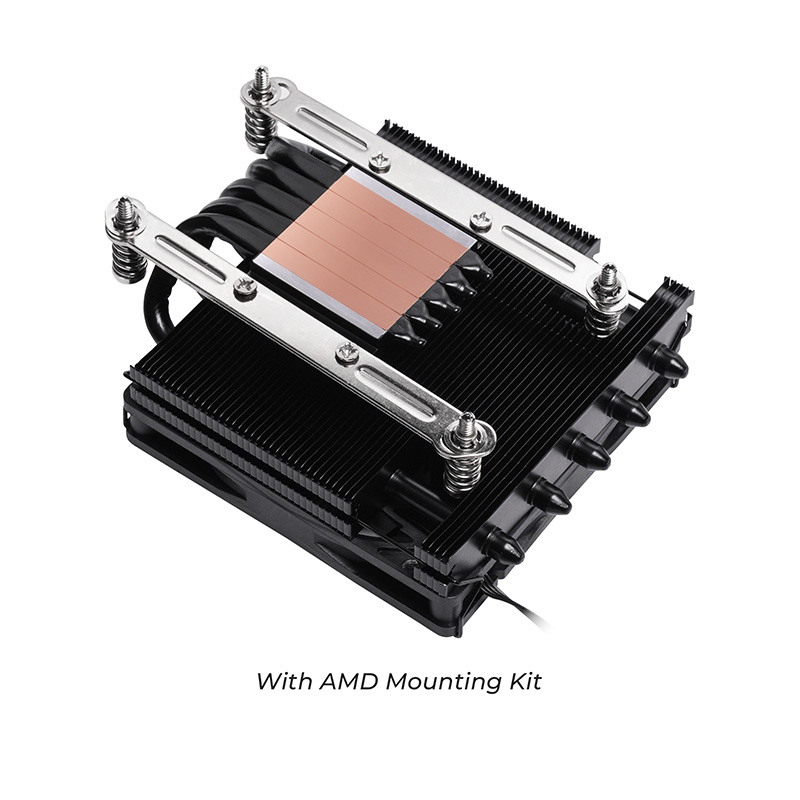 Chieftec Uni // Chieftec Uni // 45mm compact low-profile CPU cooler, 11-blade 92mm PWM slim fan