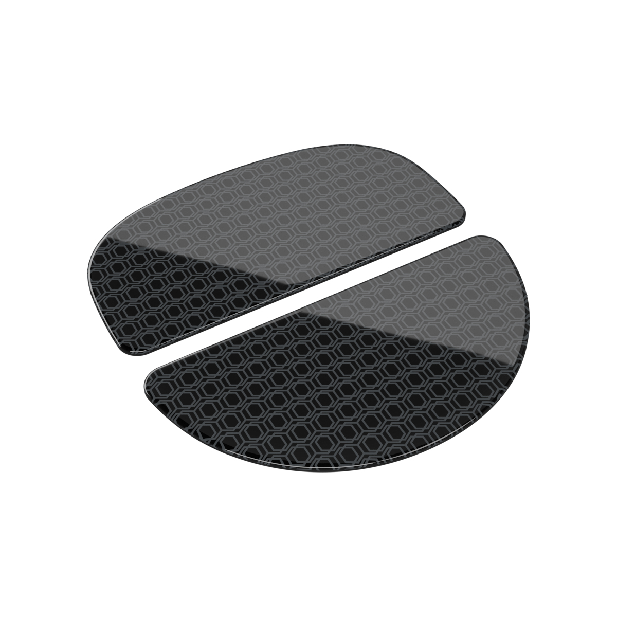 Glass feet for HATOR Quasar 3S series, black + deep grey - (ACC091)