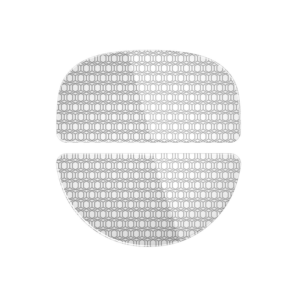 Glass feet for HATOR Quasar 3S series, white + light grey - (ACC092)