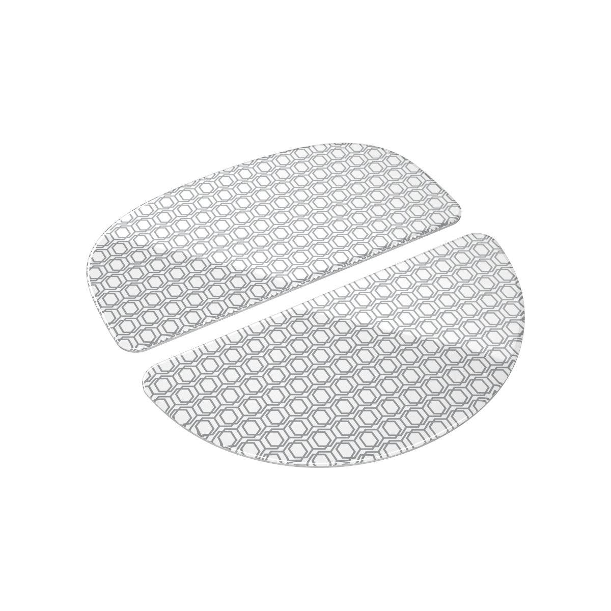 Glass feet for HATOR Quasar 3S series, white + light grey - (ACC092)