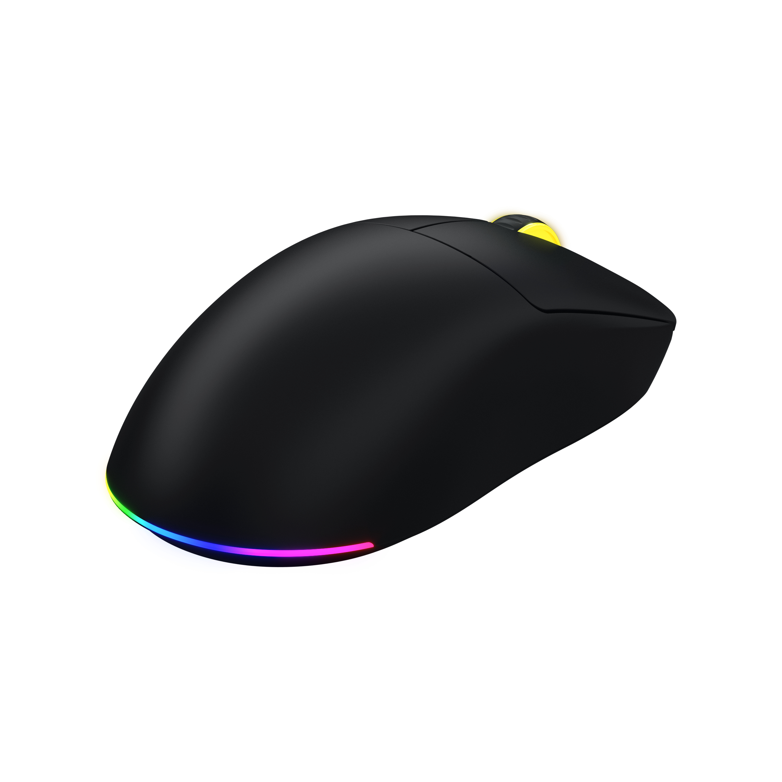 HATOR Quasar 3 ULTRA 8K+8K wireless, black edition, HATOR optical 100M switches, PixArt PAW3950, 30000dpi, anti-finger UV texture, 2.4GHz/Bluetooth/USB connection,600mAh,65g,125x64x40mm,100% PTFE & U-PE spots & glass feet, grips, fabric bag, RGB scroll&t