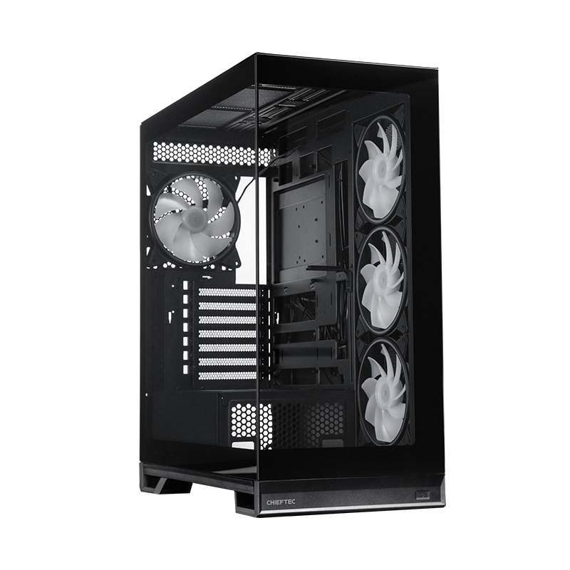 Chieftec Vista Max // Chieftec Vista Max // ATX mid Tower, T Glass side-door & front panel, 4x 14cm ARGB fan + HDD cage included