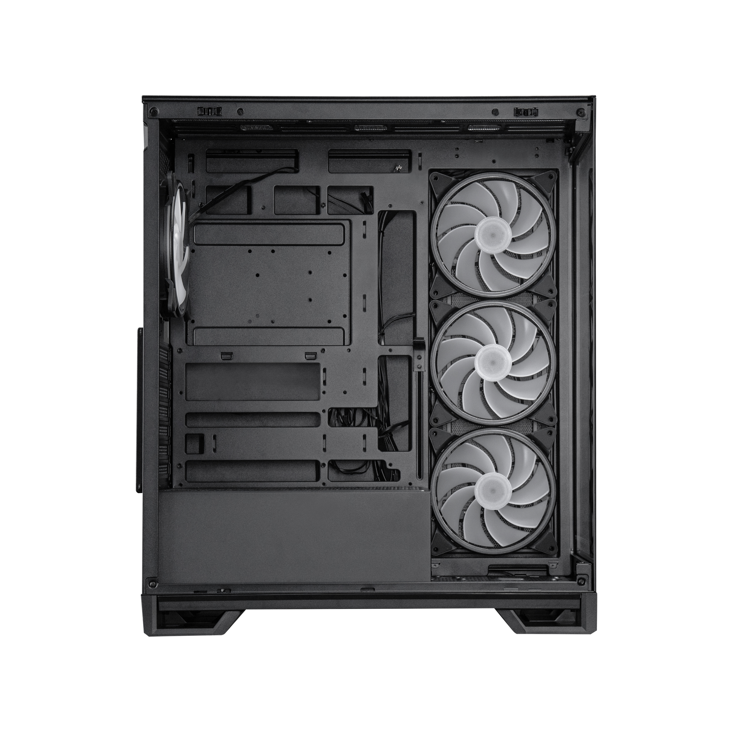 Chieftec Vista Max // Chieftec Vista Max // ATX mid Tower, T Glass side-door & front panel, 4x 14cm ARGB fan + HDD cage included